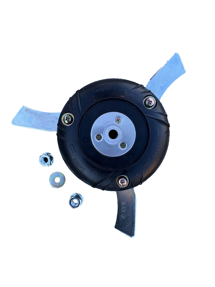 Tri-clone trimmer head BLACK